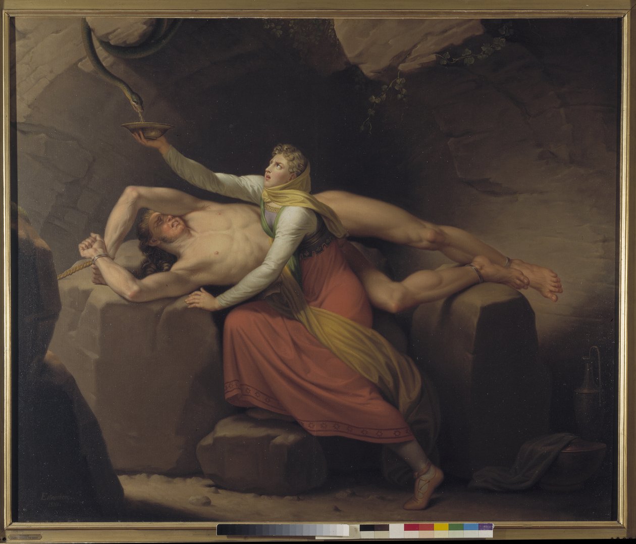 Loki et Sigyn - Christoffer Wilhelm Eckersberg