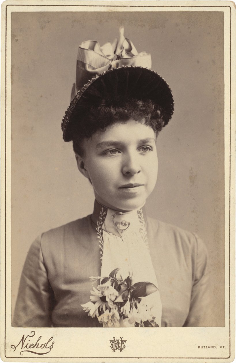 Portrait de femme, années 1880-1890 (photo) - C.W. Nichols