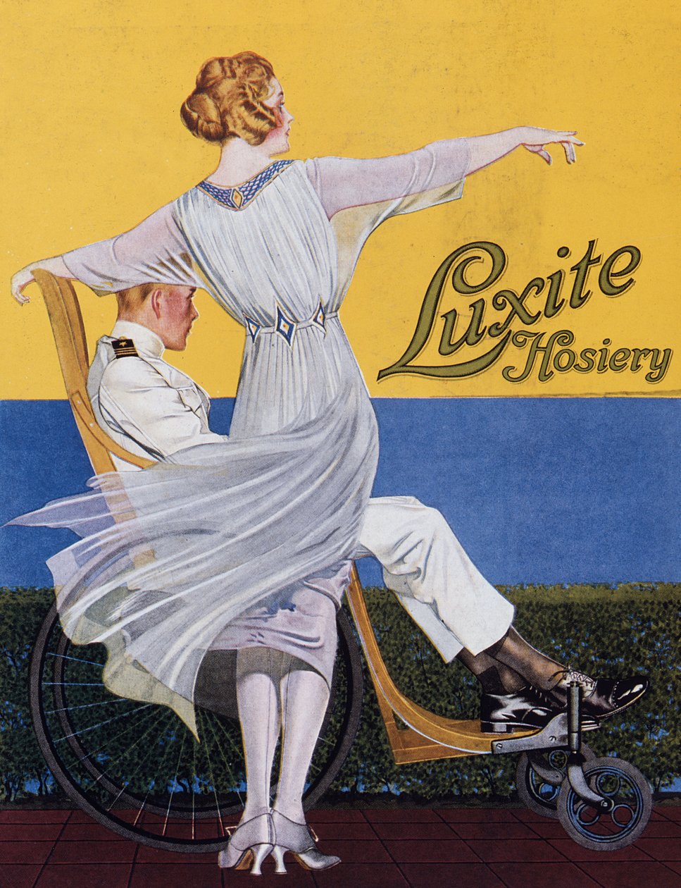 Publicité pour les bas Luxite, de Vogue magazine, 1919 - C. Coles Phillips