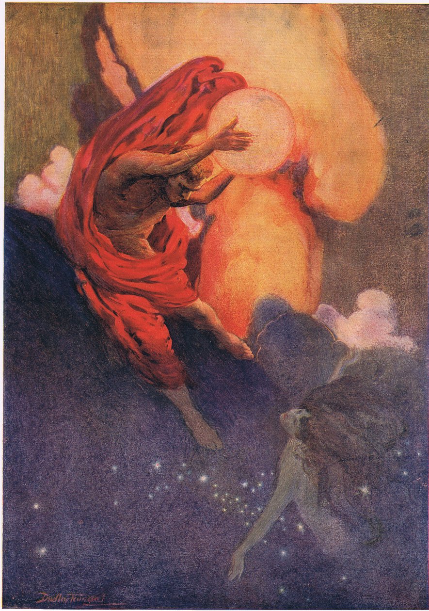 Coucher de soleil - C. Dudley Tennant