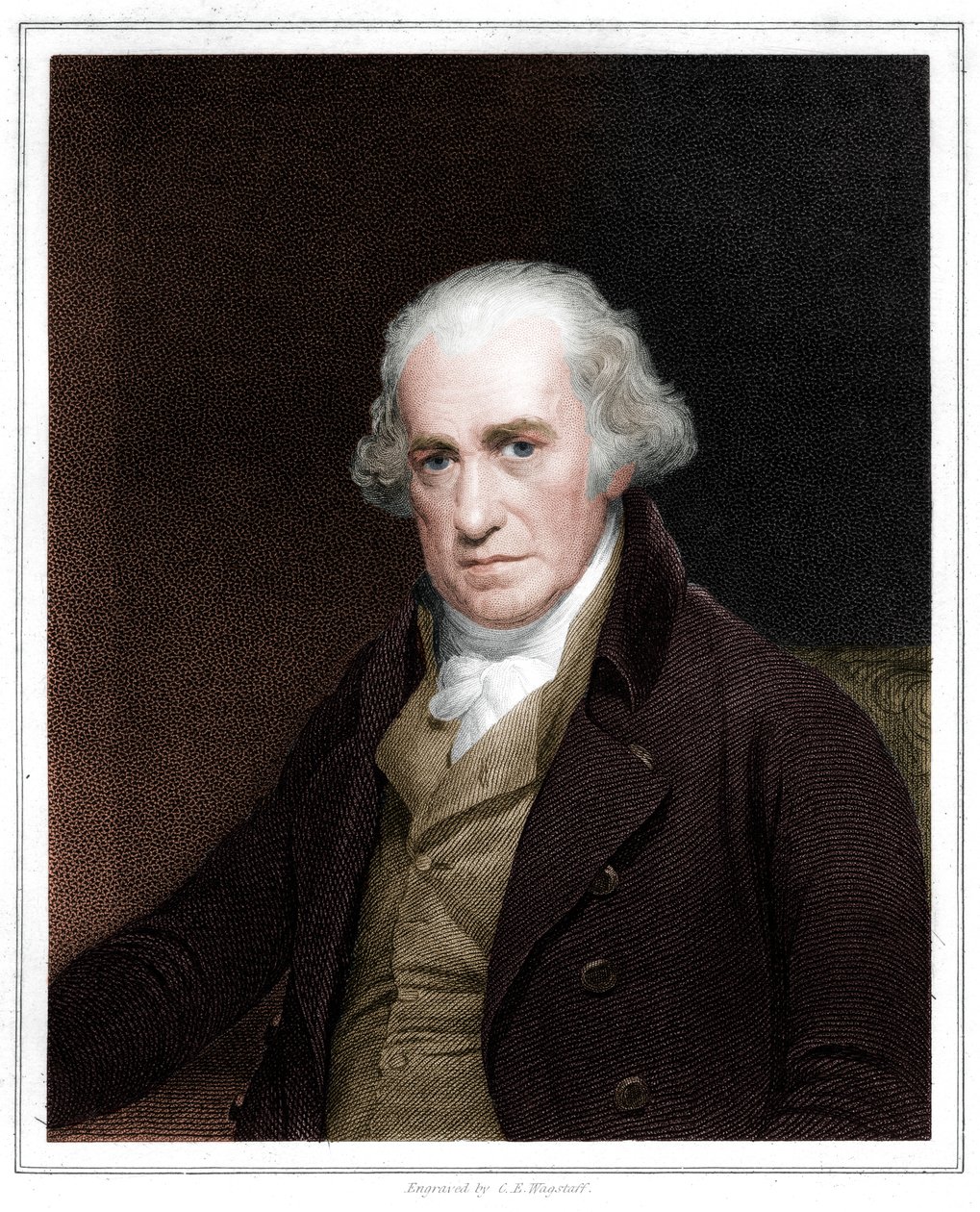 James Watt, ingénieur écossais, 1833 - C. E. Wagstaff