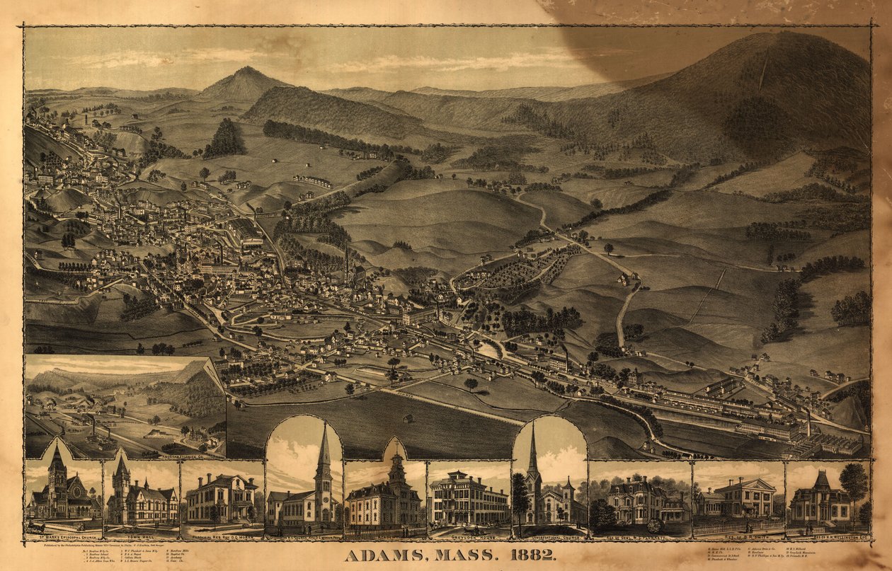 Adams, Mass. - 1882. LOC 91680093 - C. J. Philadelphia Publishing House; Corbin