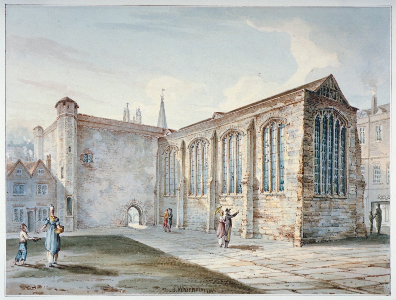 Chapelle de la Sainte-Trinité, Leadenhall Street, connue sous le nom de Leadenhall Chapel, City de Londres - C John M Whichelo