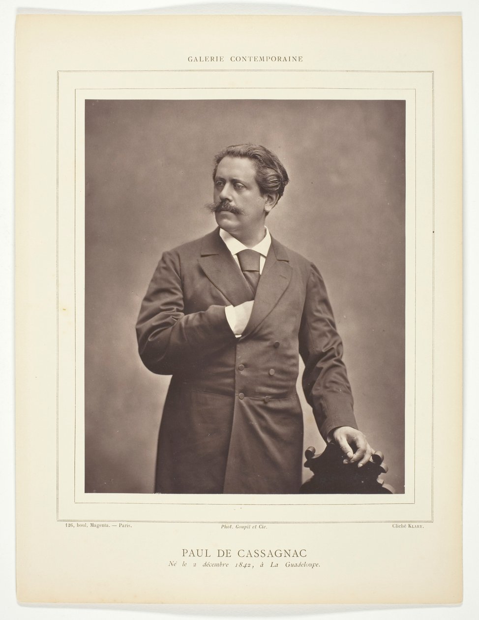 Paul de Cassagnac (écrivain et journaliste politique français, 1842-1904) - C. Klary