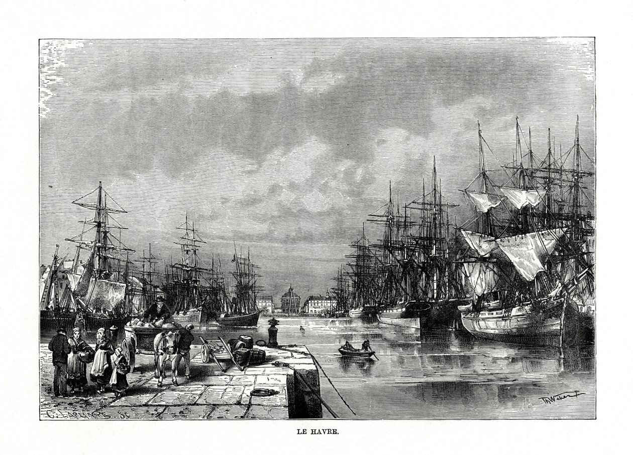 Le Havre, Normandie, nord de la France, 1879 - C. Laplante