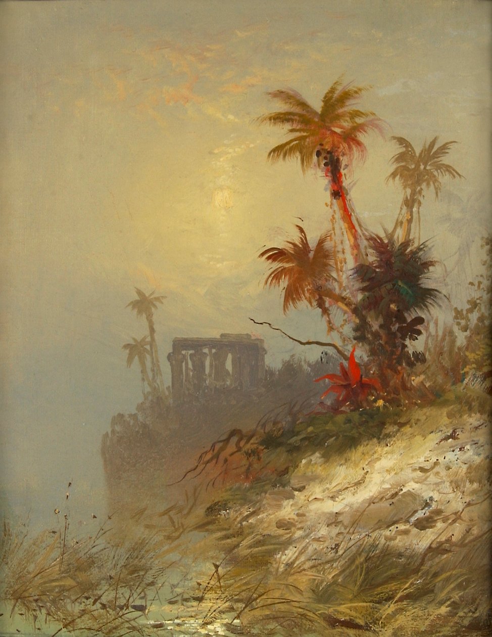 Paysage égyptien, fin du 19e-début du 20e siècle - C. Morgan McIlhenney