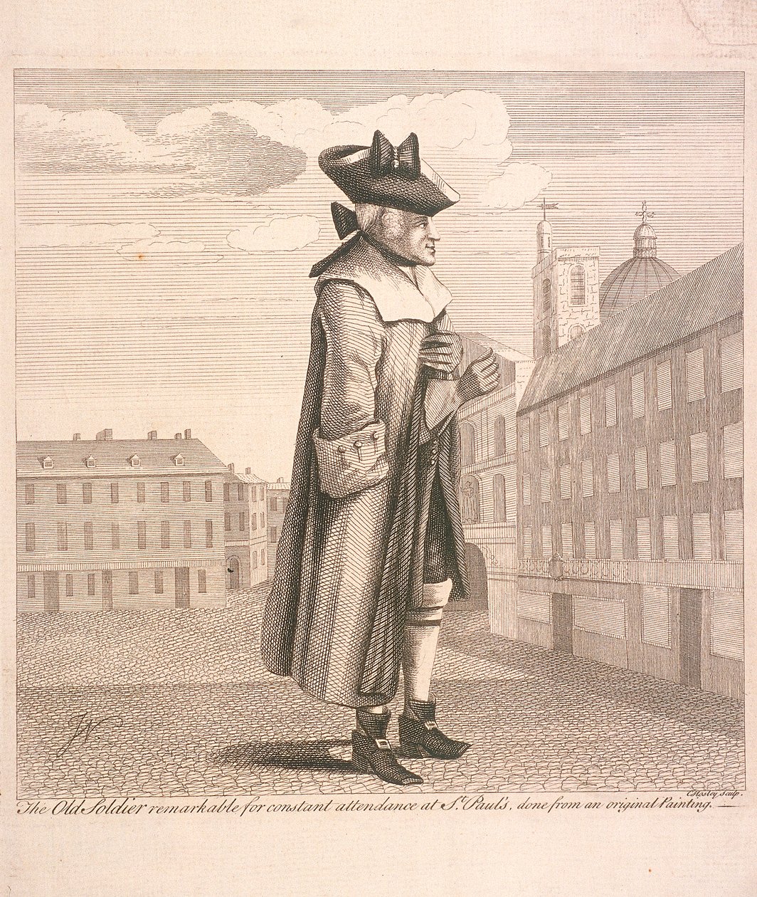 Le vieux soldat remarquable pour sa présence constante à St Paul