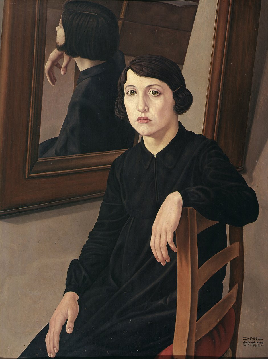 Jeune fille devant un miroir, 1932 - Cagnaccio di San Pietro