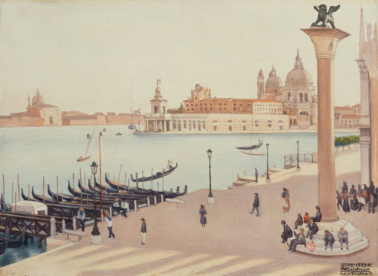Coucher de soleil depuis la loggia du Palais des Doges - Cagnaccio di San Pietro