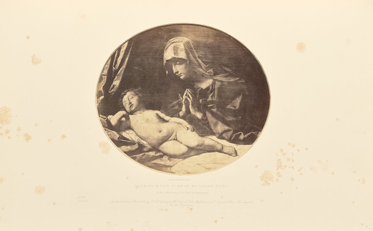 Le Christ et la Vierge, par Guido Reni - Caldesi and Montecchi