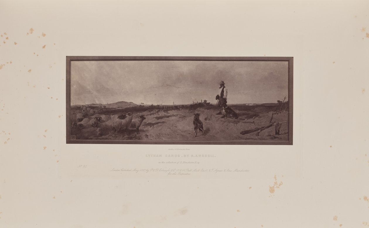 Lytham Sands, par R. Ansdell - Caldesi and Montecchi