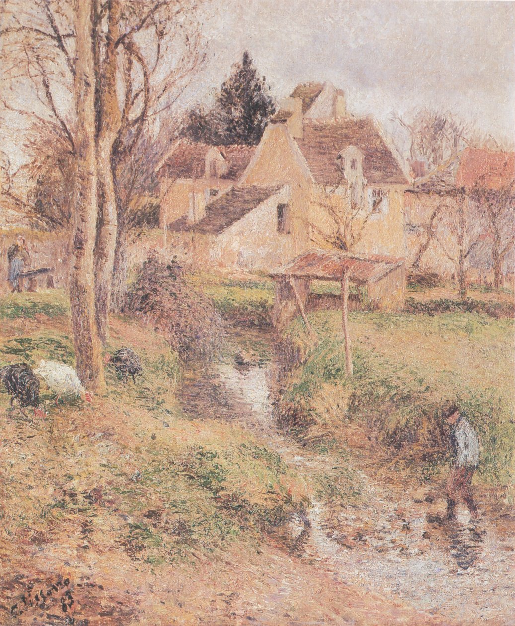 Le Ruisseau à Osny - Camille Jacob Pissarro