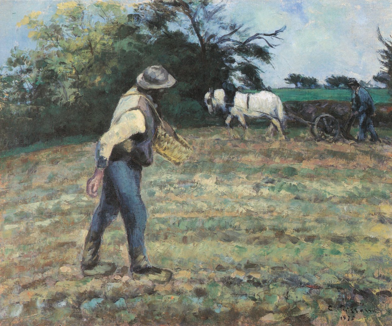 Le Semeur, Montfoucault - Camille Jacob Pissarro