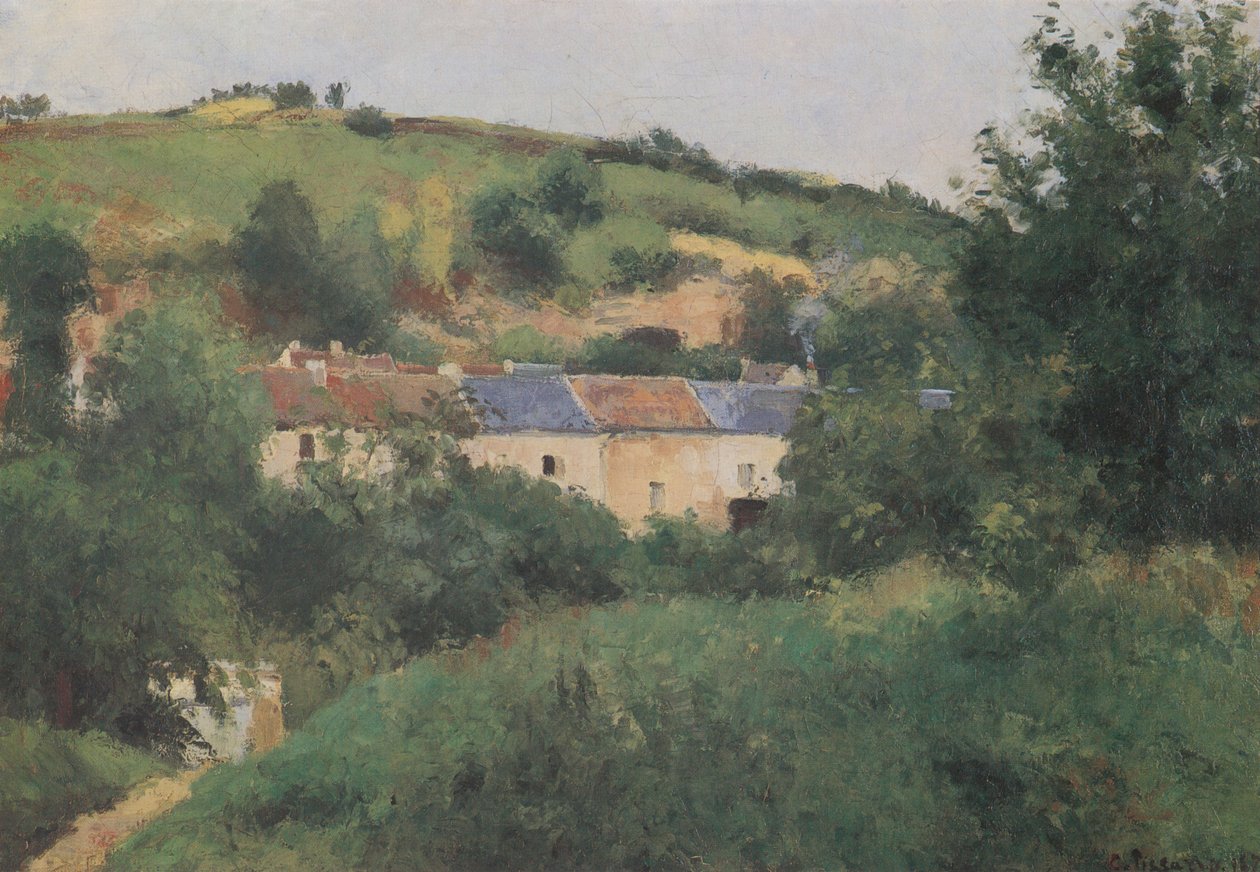 Le Sentier du village - Camille Jacob Pissarro