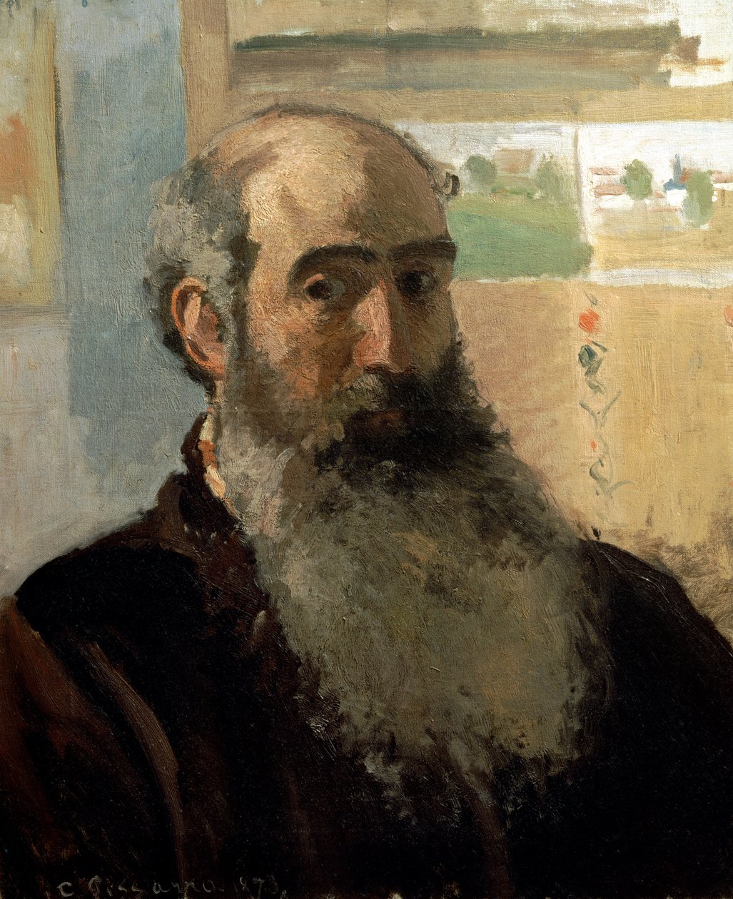 Autoportrait, 1873 - Camille Jacob Pissarro