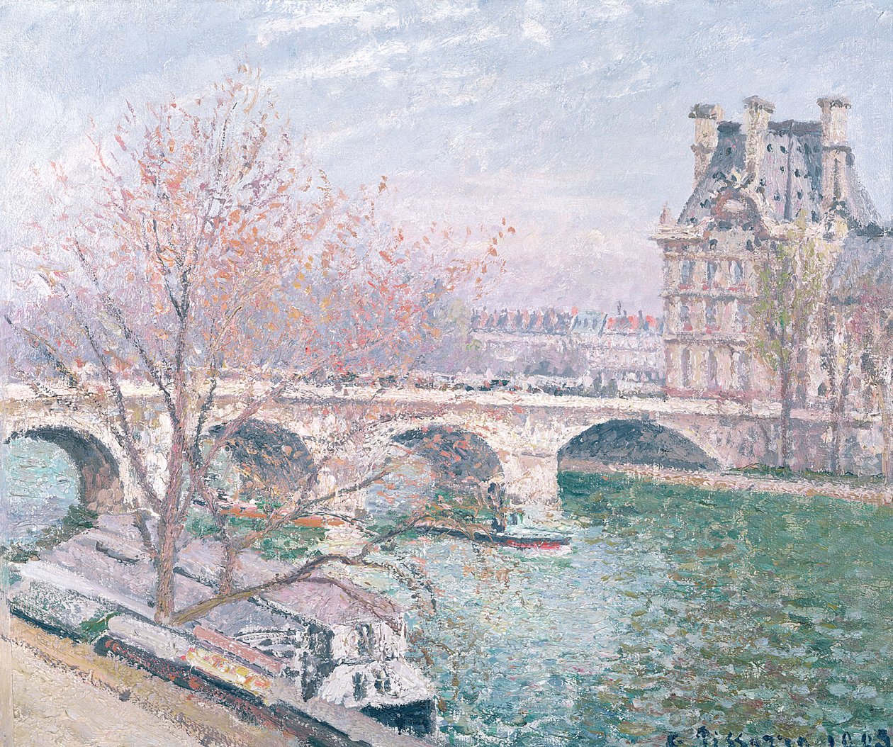 Le Pont-Royal et le Pavillon de Flore, 1903 - Camille Jacob Pissarro