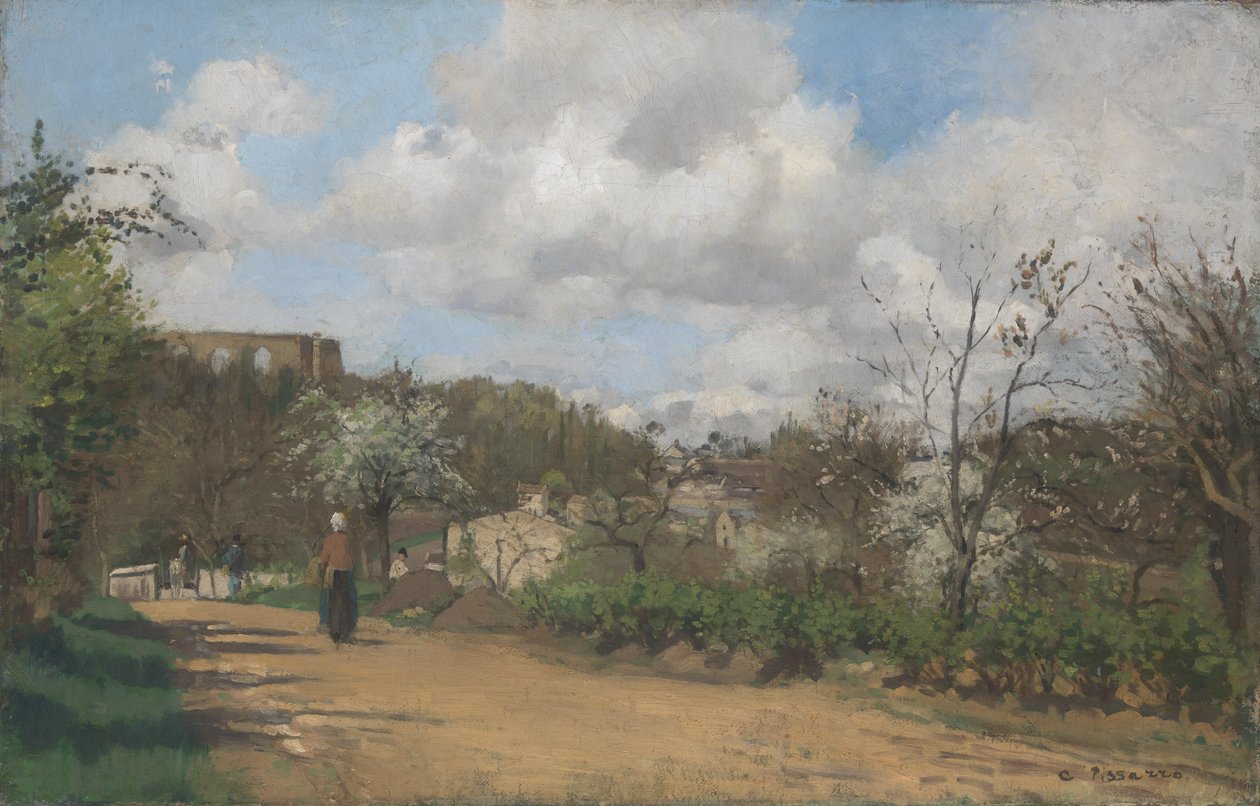 Vue de Louveciennes, 1869-70 - Camille Jacob Pissarro