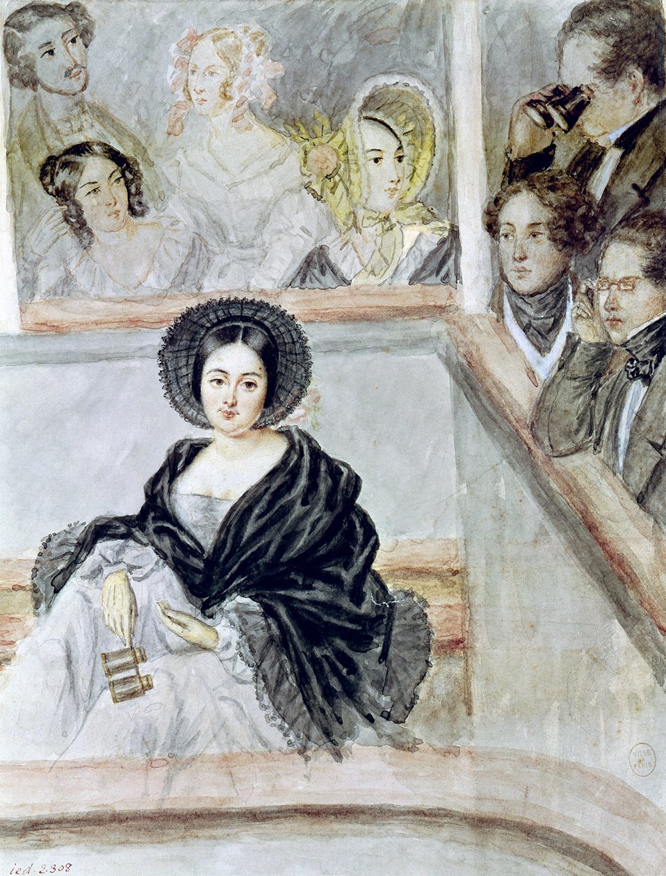 Marie Duplessis (1824-47) au théâtre - Camille Joseph Etienne Roqueplan