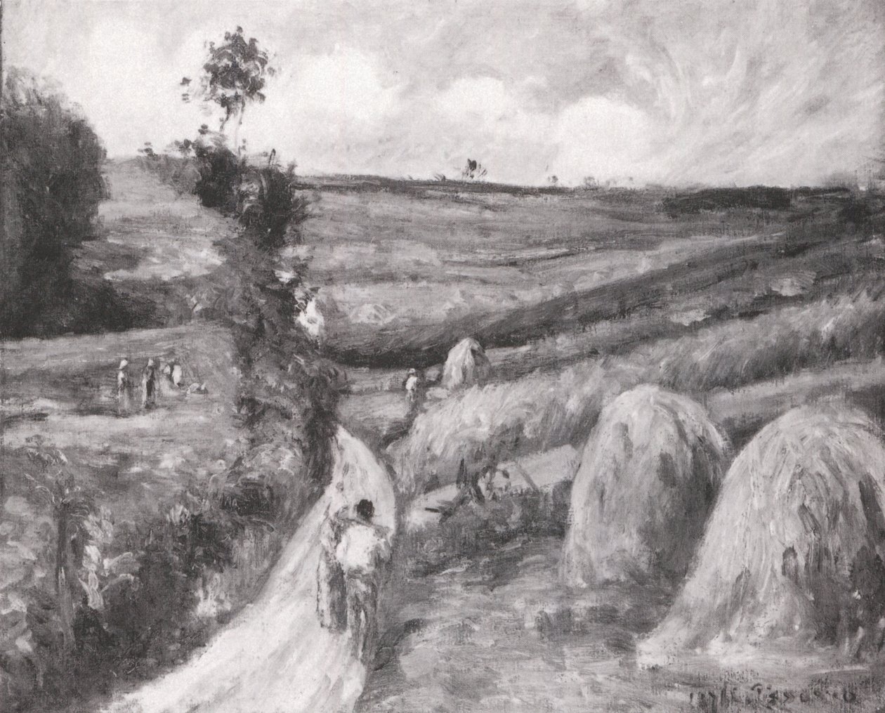 Chemin montant, environs de Pontoise - Camille Jacob Pissarro