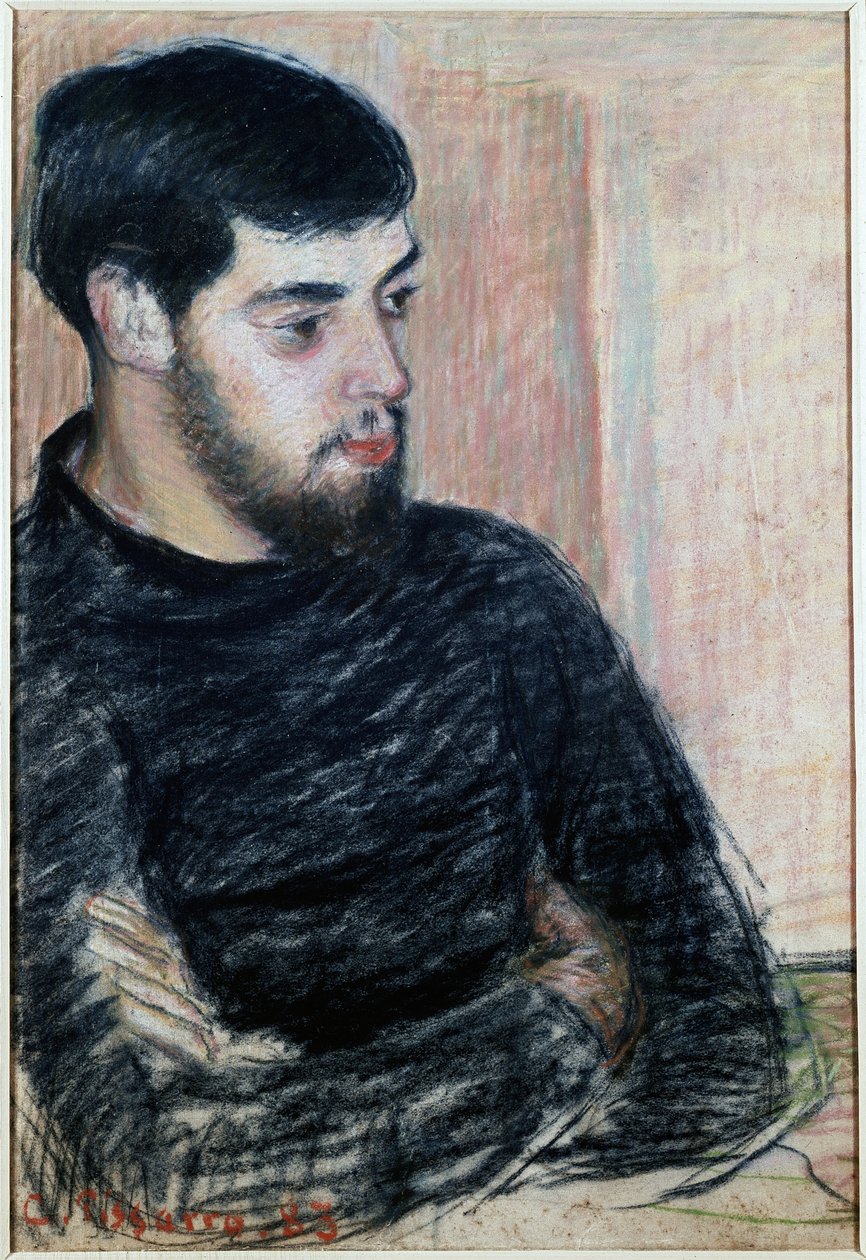 Portrait de Lucien Pissarro - Camille Jacob Pissarro