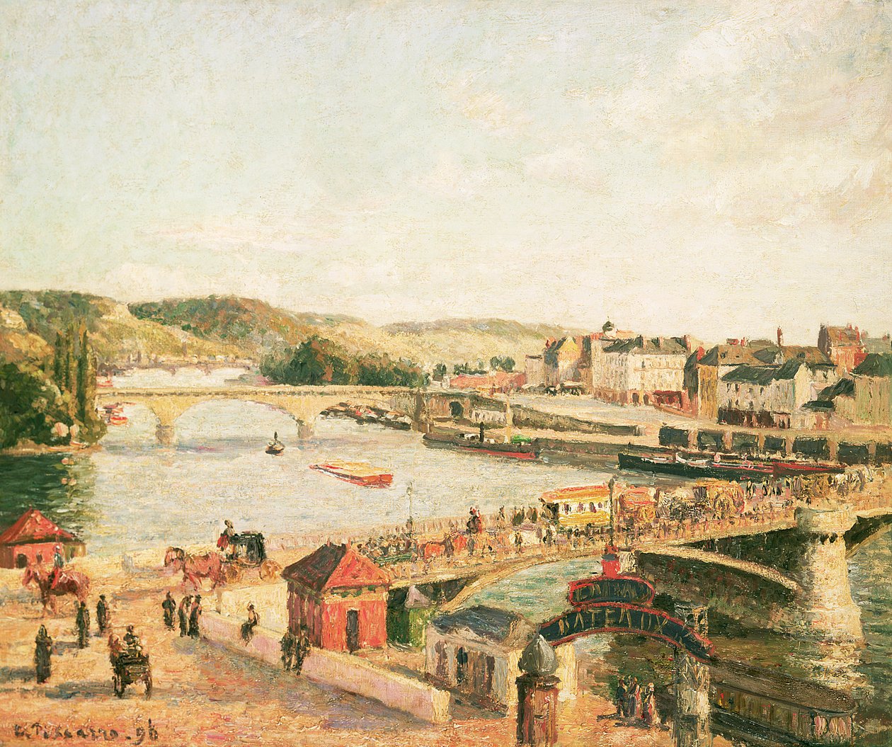 Ensoleillement à Rouen, 1896 - Camille Jacob Pissarro