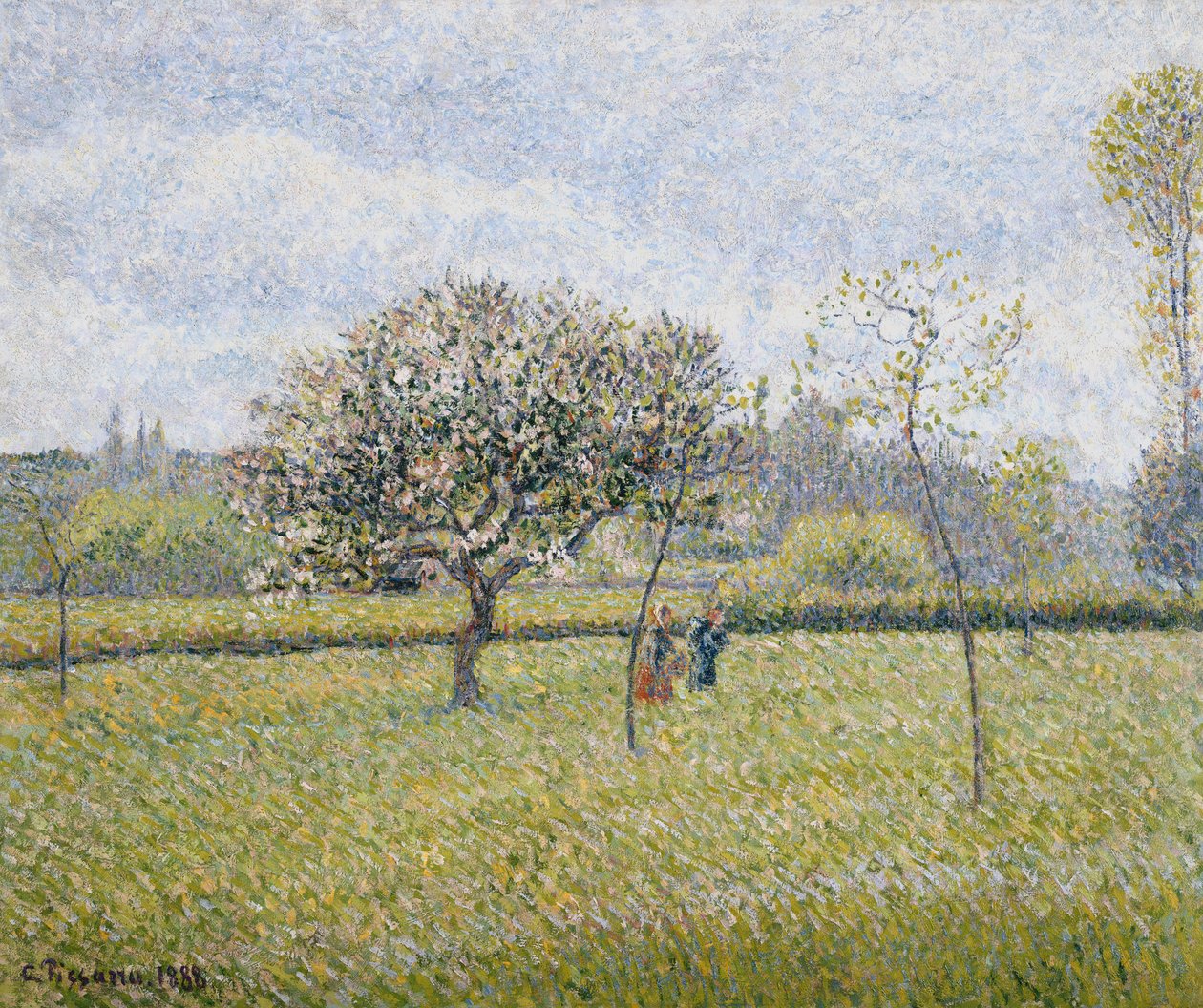 Pommier en fleur à Éragny, 1888 - Camille Jacob Pissarro