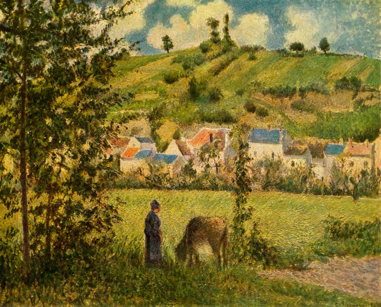 Chaponval, 1880, 1939 - Camille Jacob Pissarro