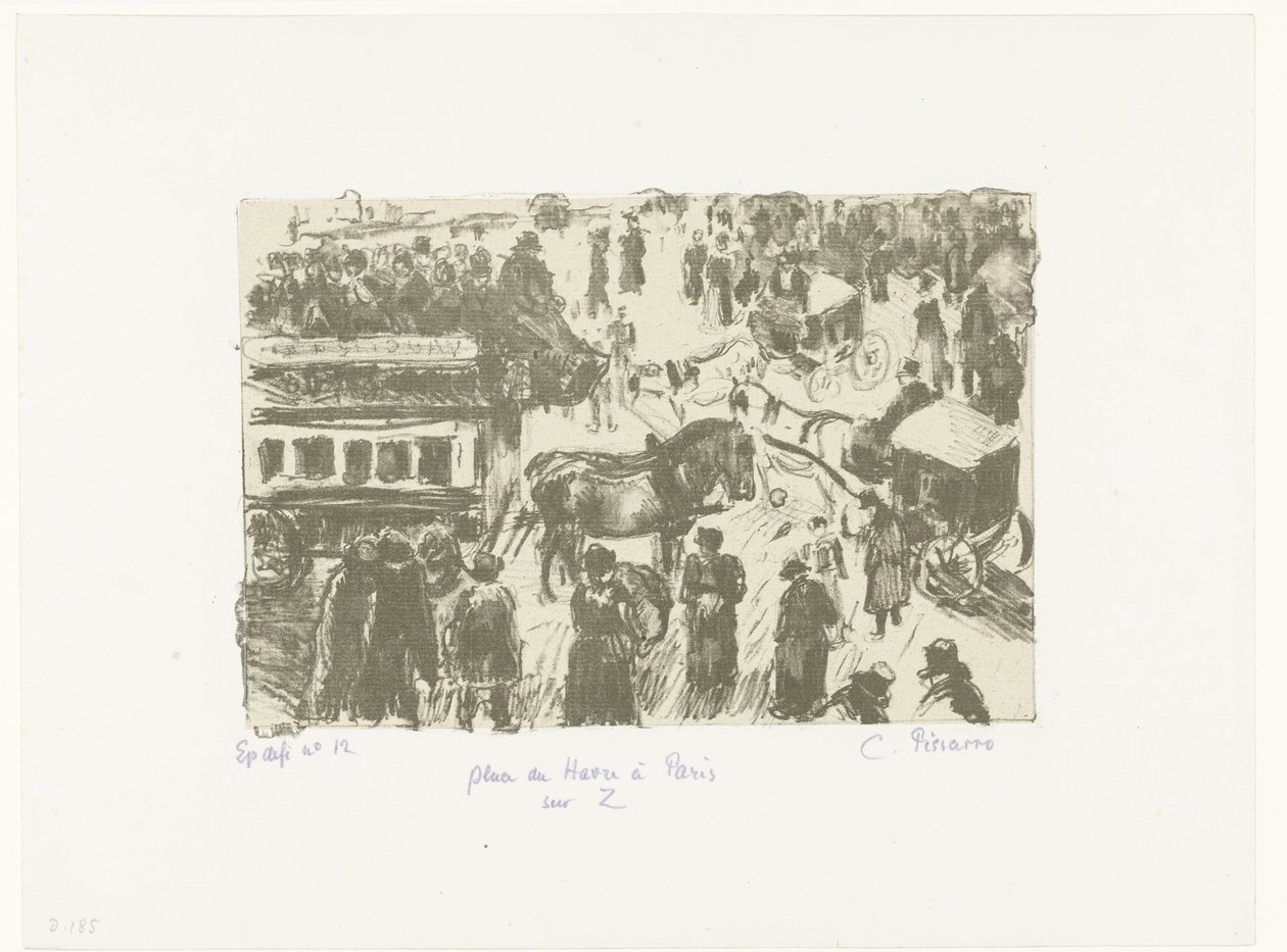Place du Havre - Camille Jacob Pissarro