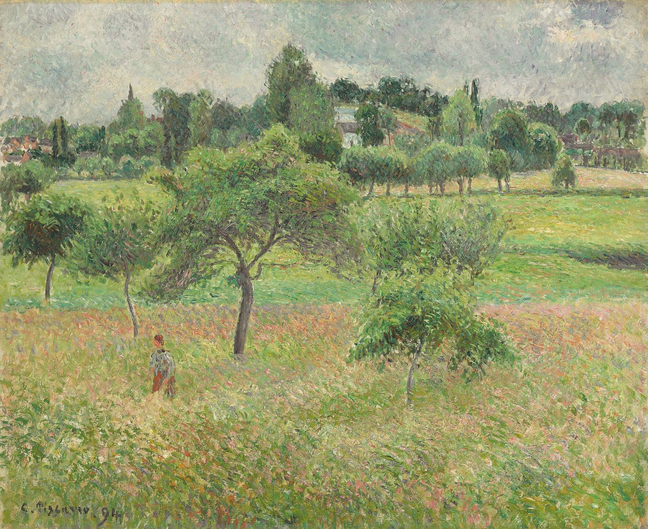 Pommiers à Éragny, 1894 - Camille Jacob Pissarro