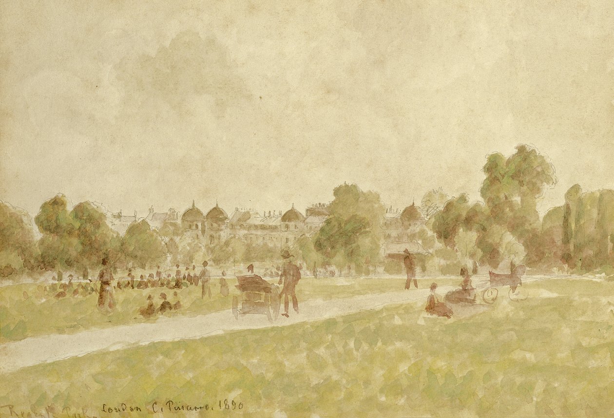 Regents Park, Londres, 1890 - Camille Jacob Pissarro