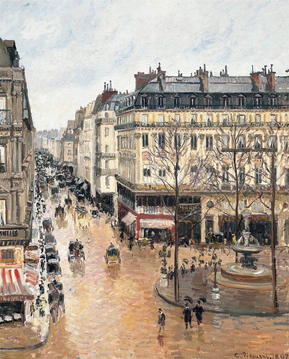Rue Saint-Honoré dans l