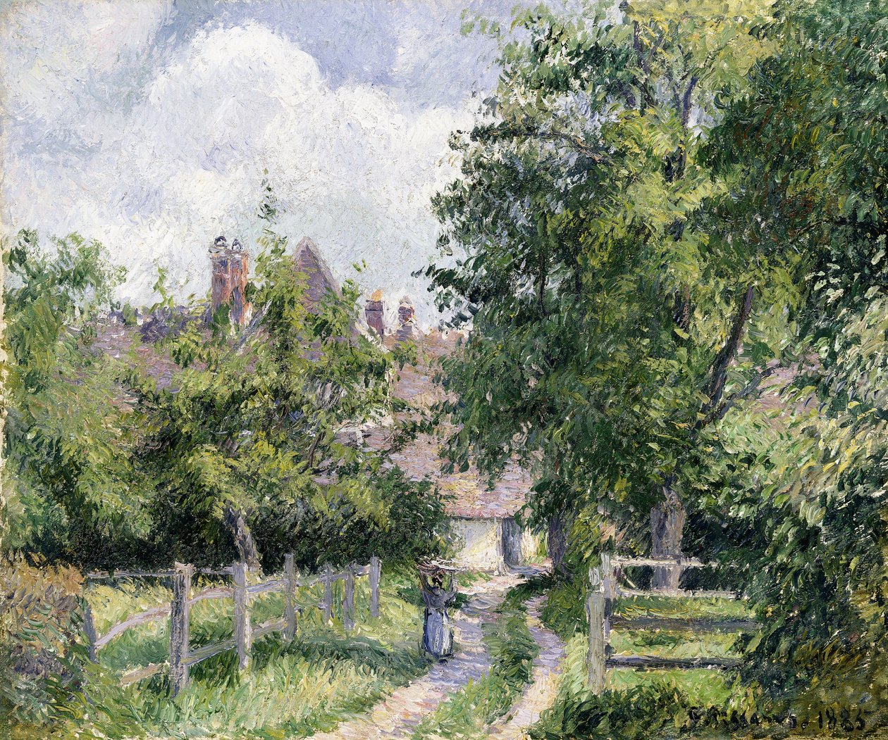 Saint-Martin, près de Gisors, 1885 - Camille Jacob Pissarro