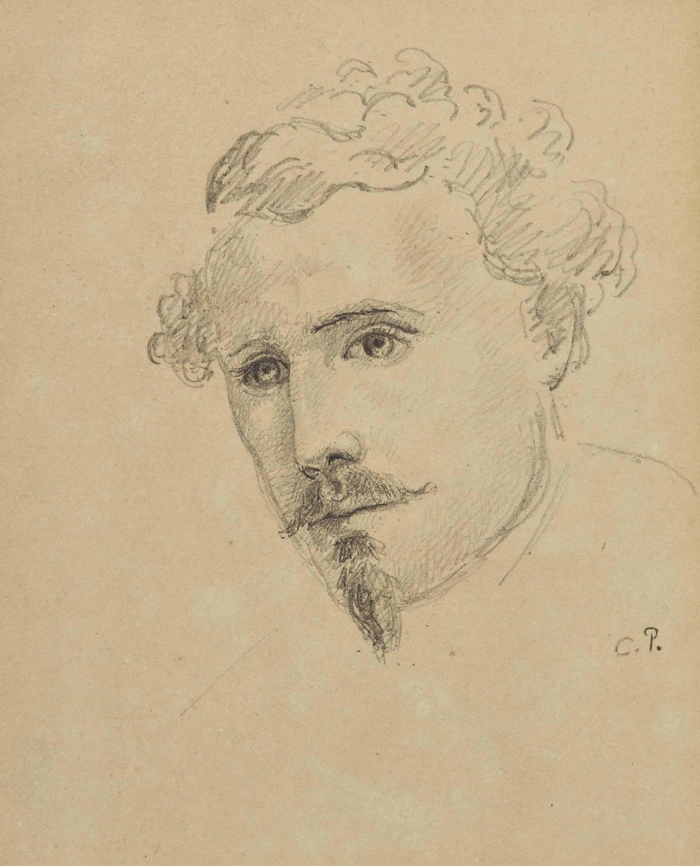 Autoportrait, vers 1853 - Camille Jacob Pissarro