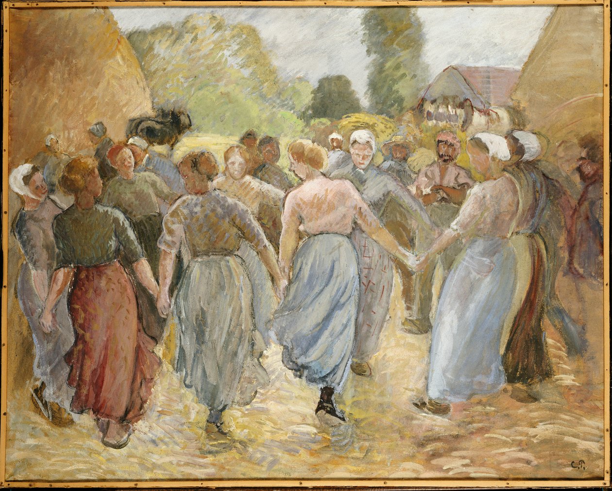 Le cercle - Camille Jacob Pissarro