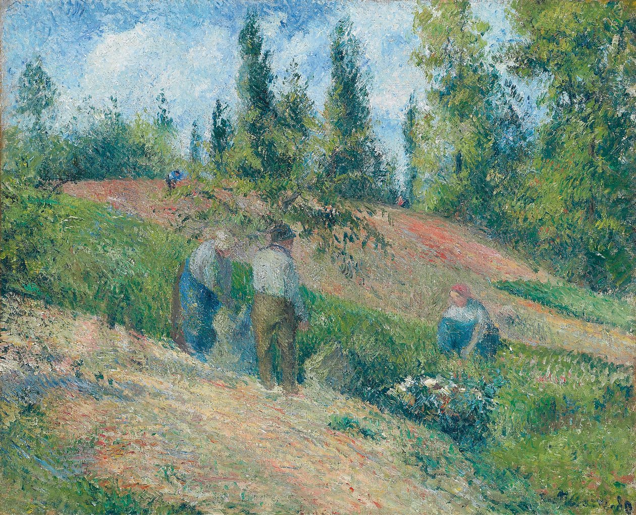 La Récolte, Pontoise, 1880 - Camille Jacob Pissarro