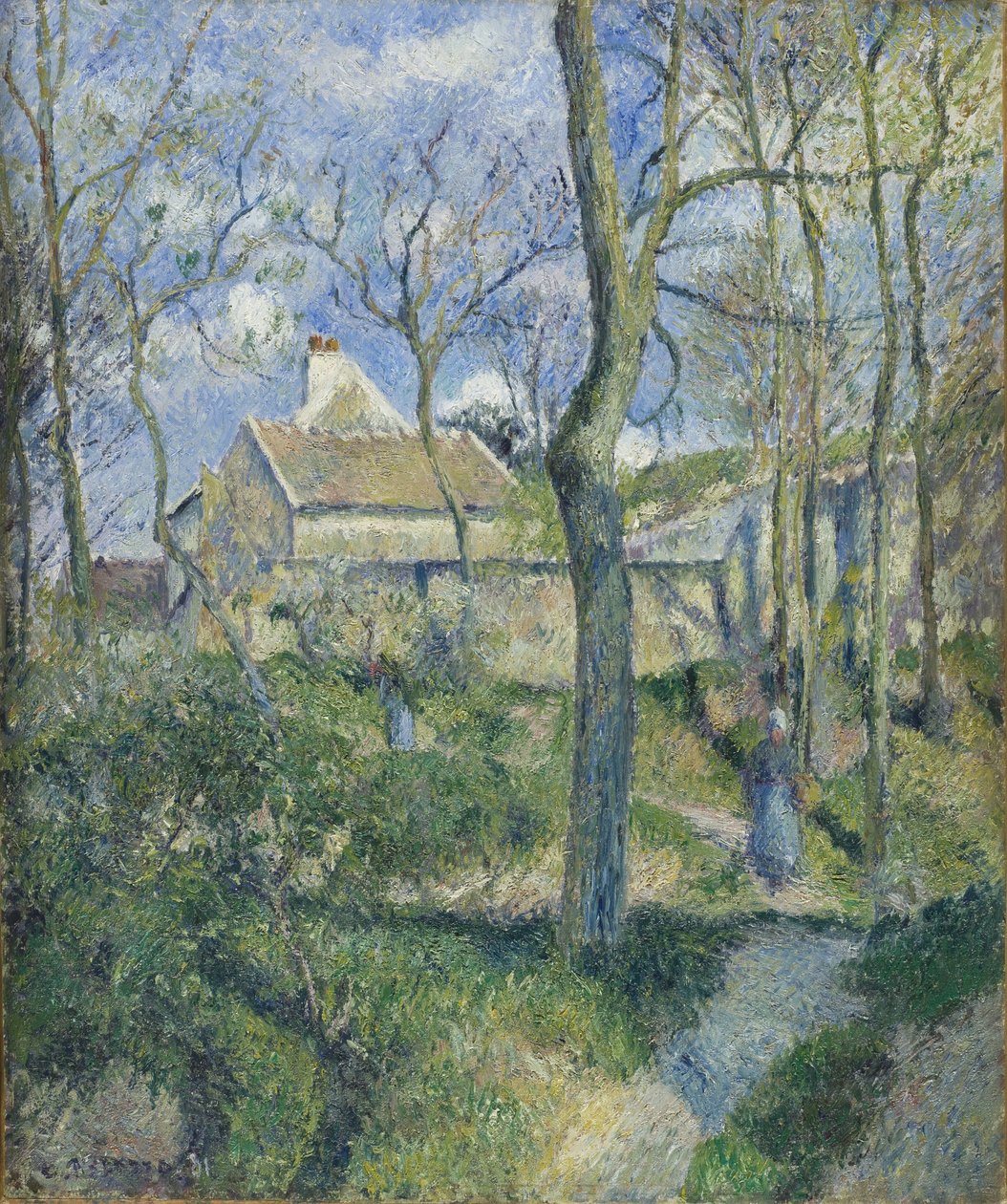 Le Chemin vers Les Pouilleux, Pontoise, 1881 - Camille Jacob Pissarro