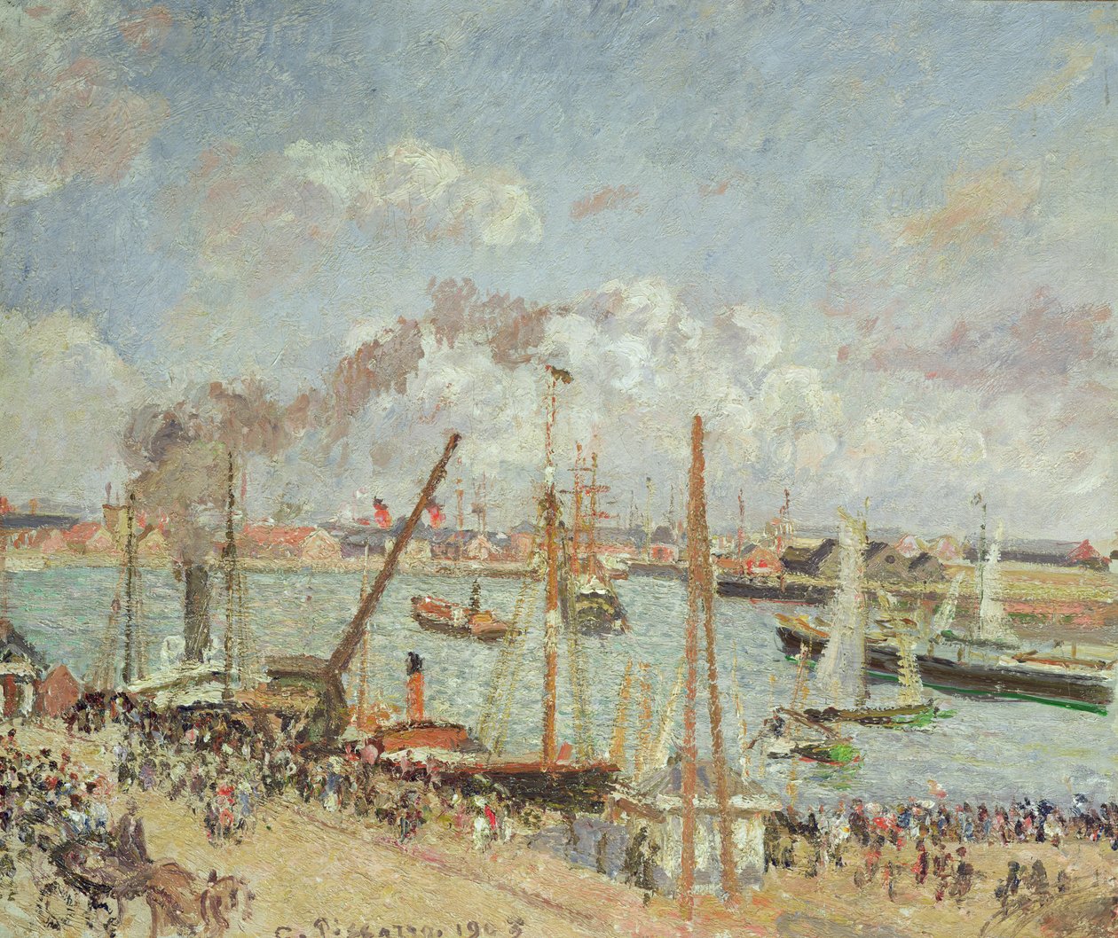 Le Port du Havre, après-midi, soleil, 1903 - Camille Jacob Pissarro