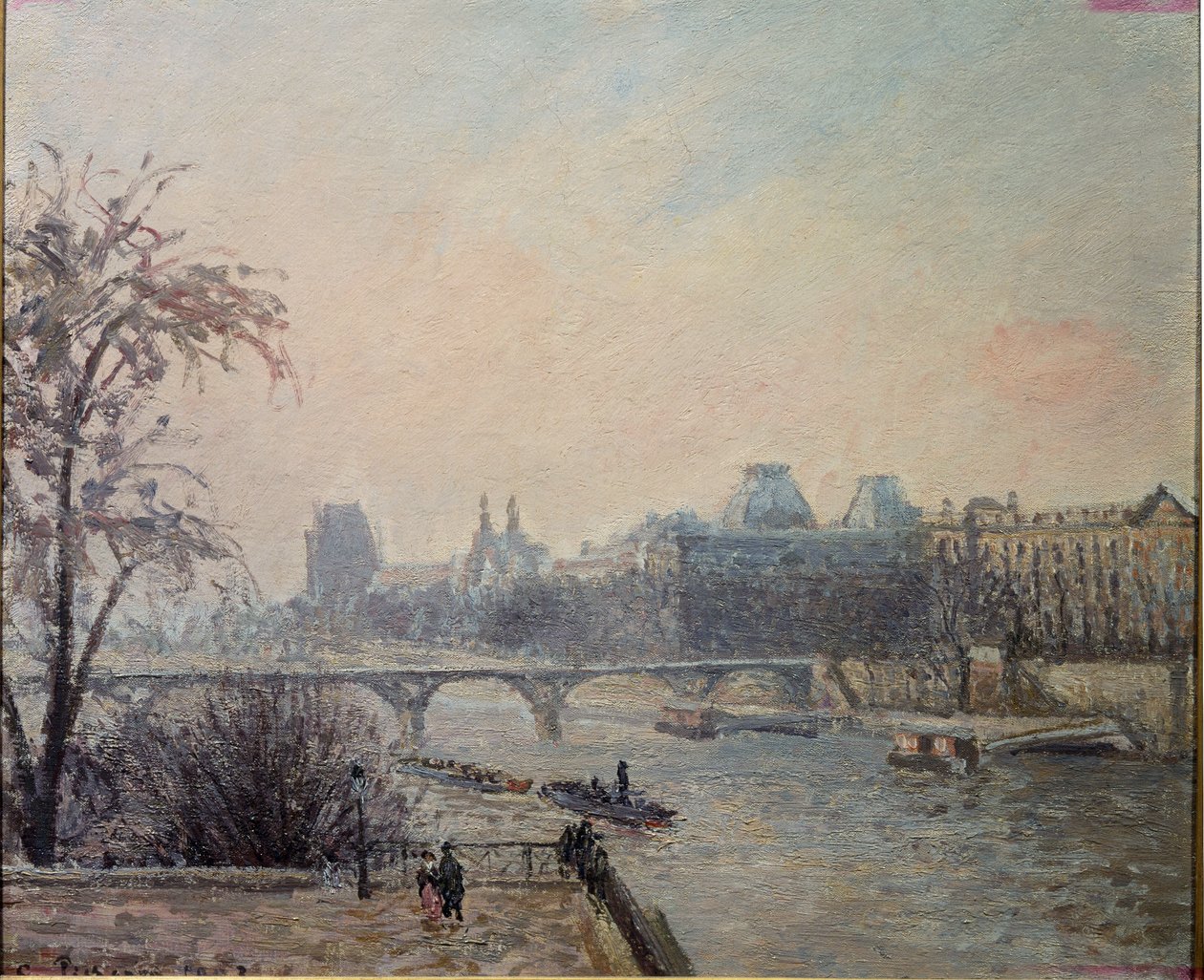 La Seine et le Louvre - Camille Jacob Pissarro