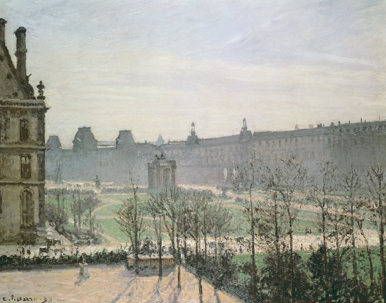 Les Tuileries, 1899 - Camille Jacob Pissarro