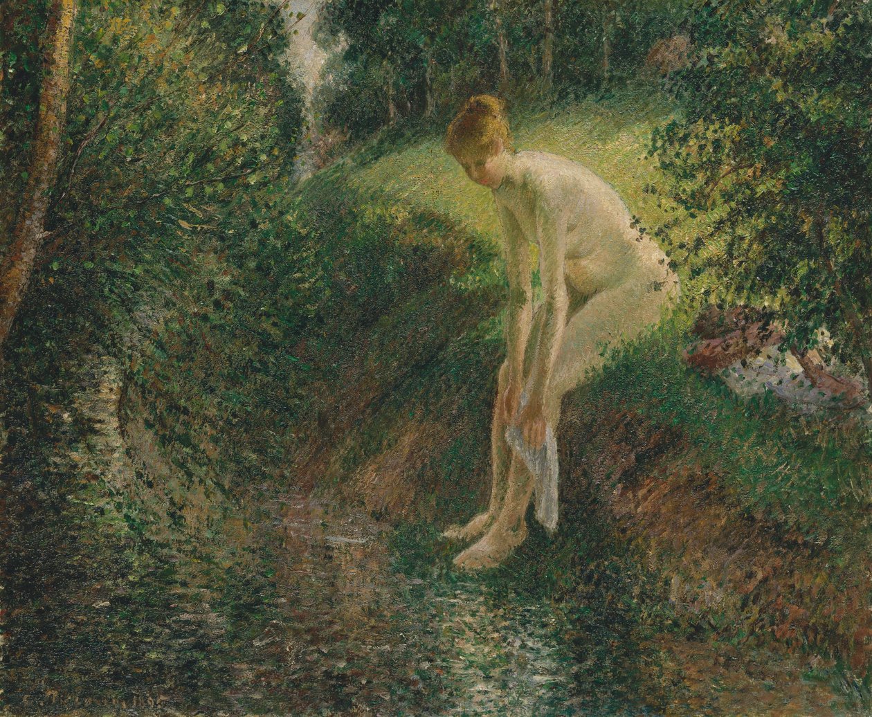 Baigneur dans les bois, 1895 - Camille Jacob Pissarro