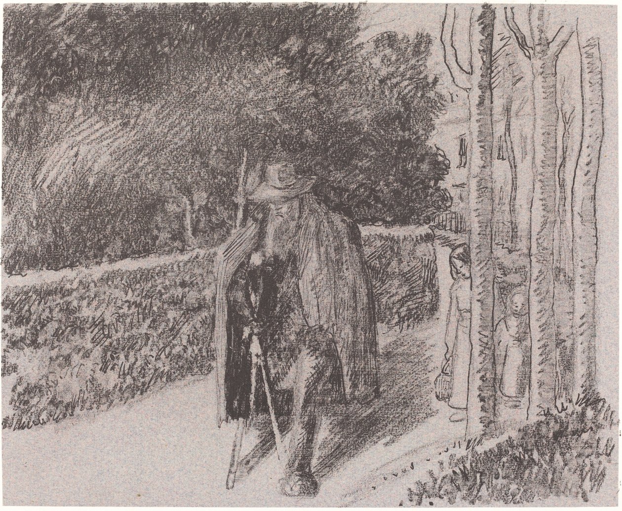 Mendiant à la béquille, 1897 - Camille Pissarro