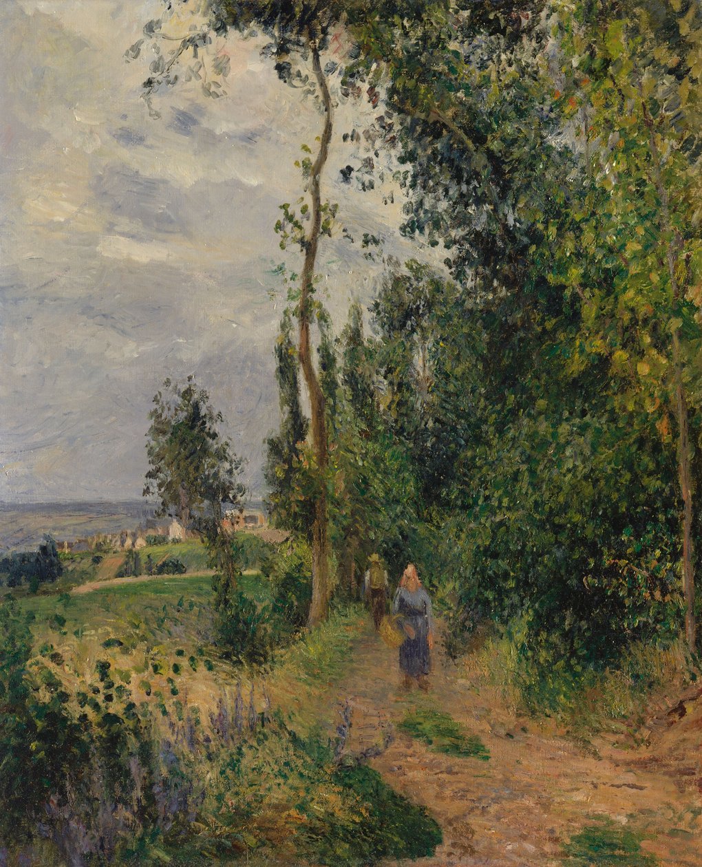 Côte des Grouettes, près de Pontoise, c.1878 - Camille Jacob Pissarro