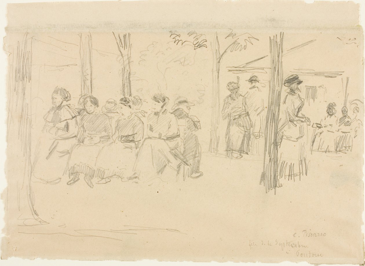 Fête à Pontoise - Camille Pissarro