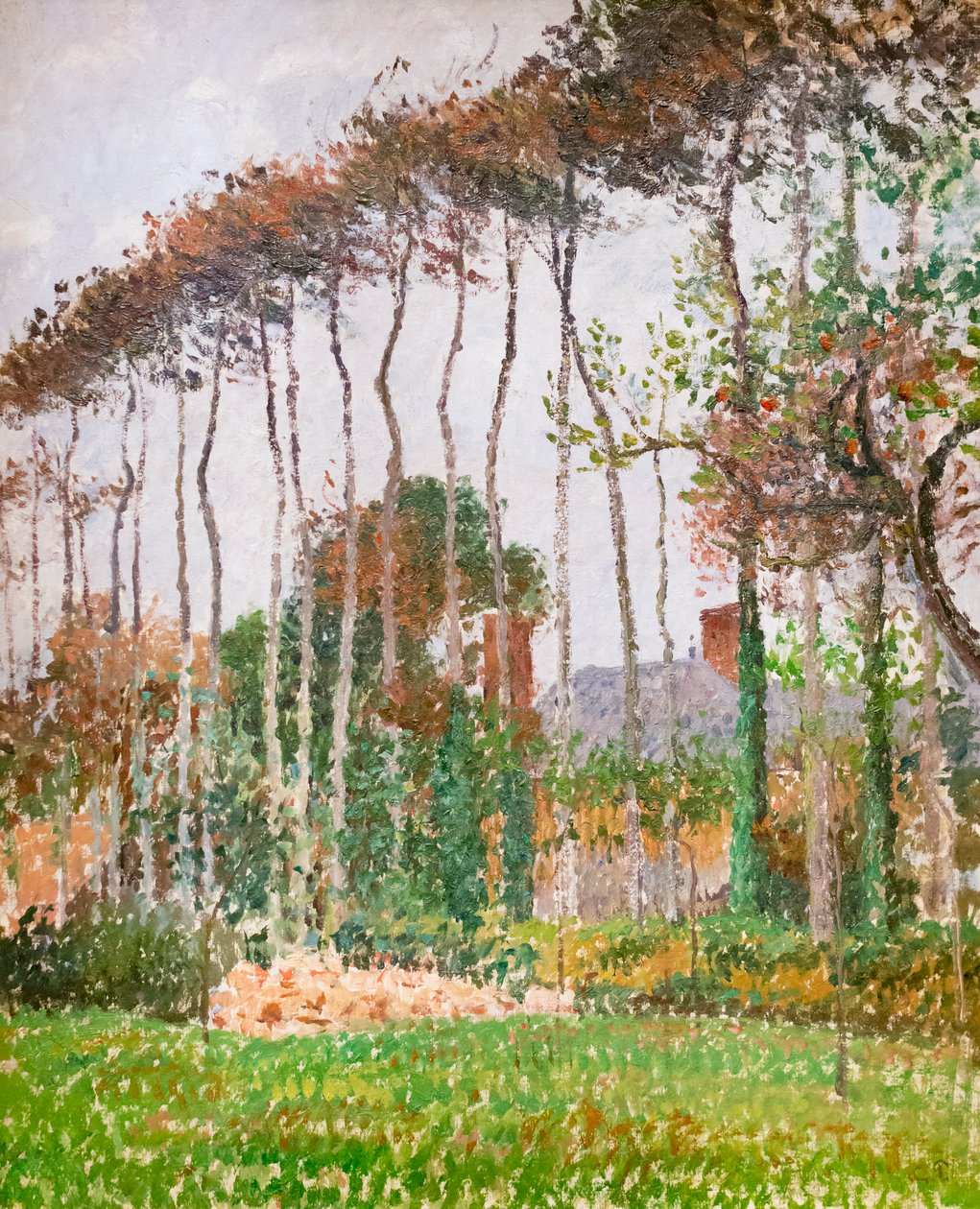 Paysage à Varengeville, vers 1889 - Camille Pissarro