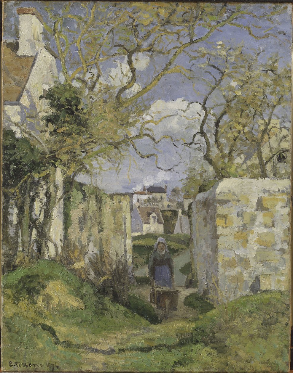 Paysage près de Pontoise - Camille Jacob Pissarro