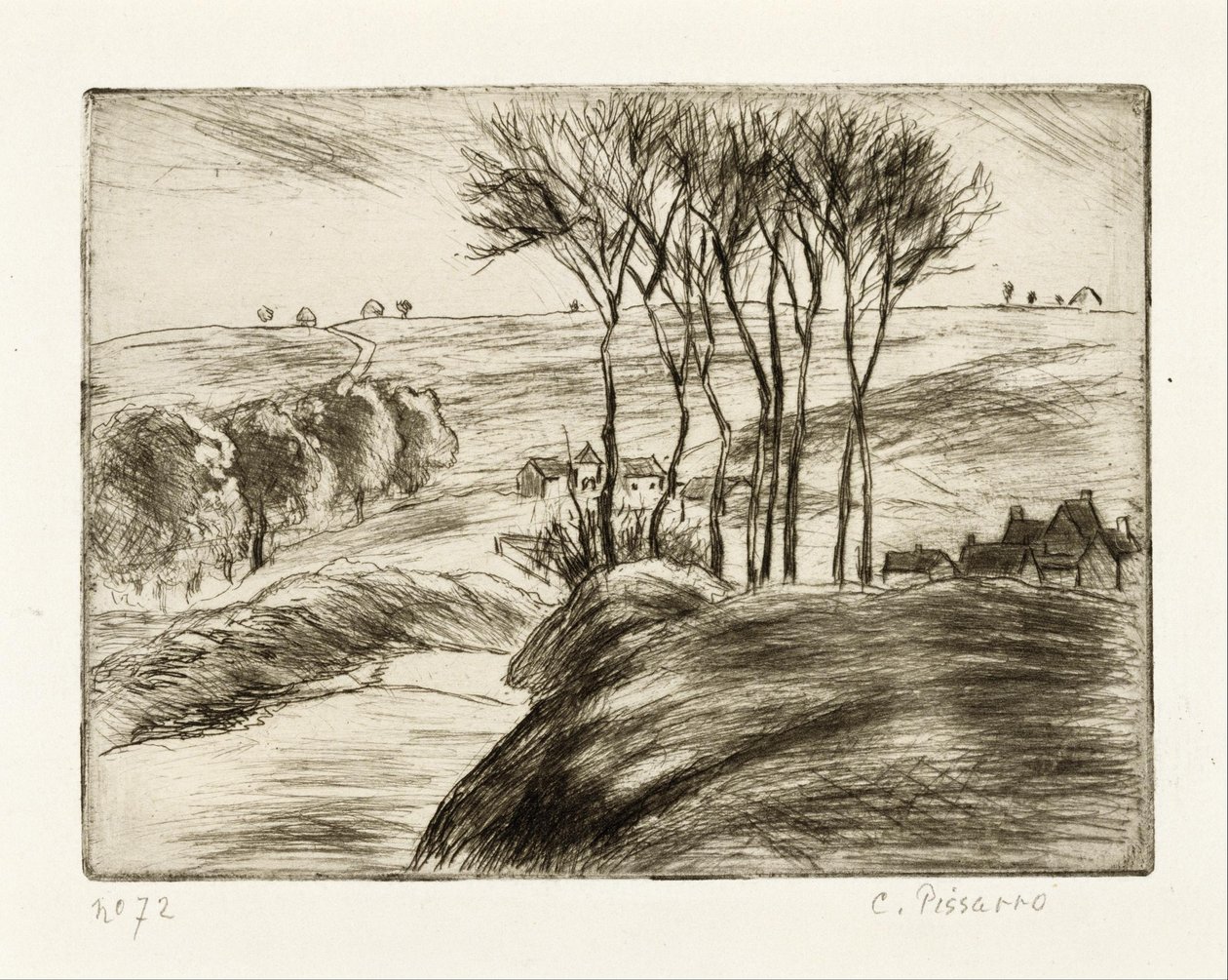 Paysage a Osny - Camille Pissarro