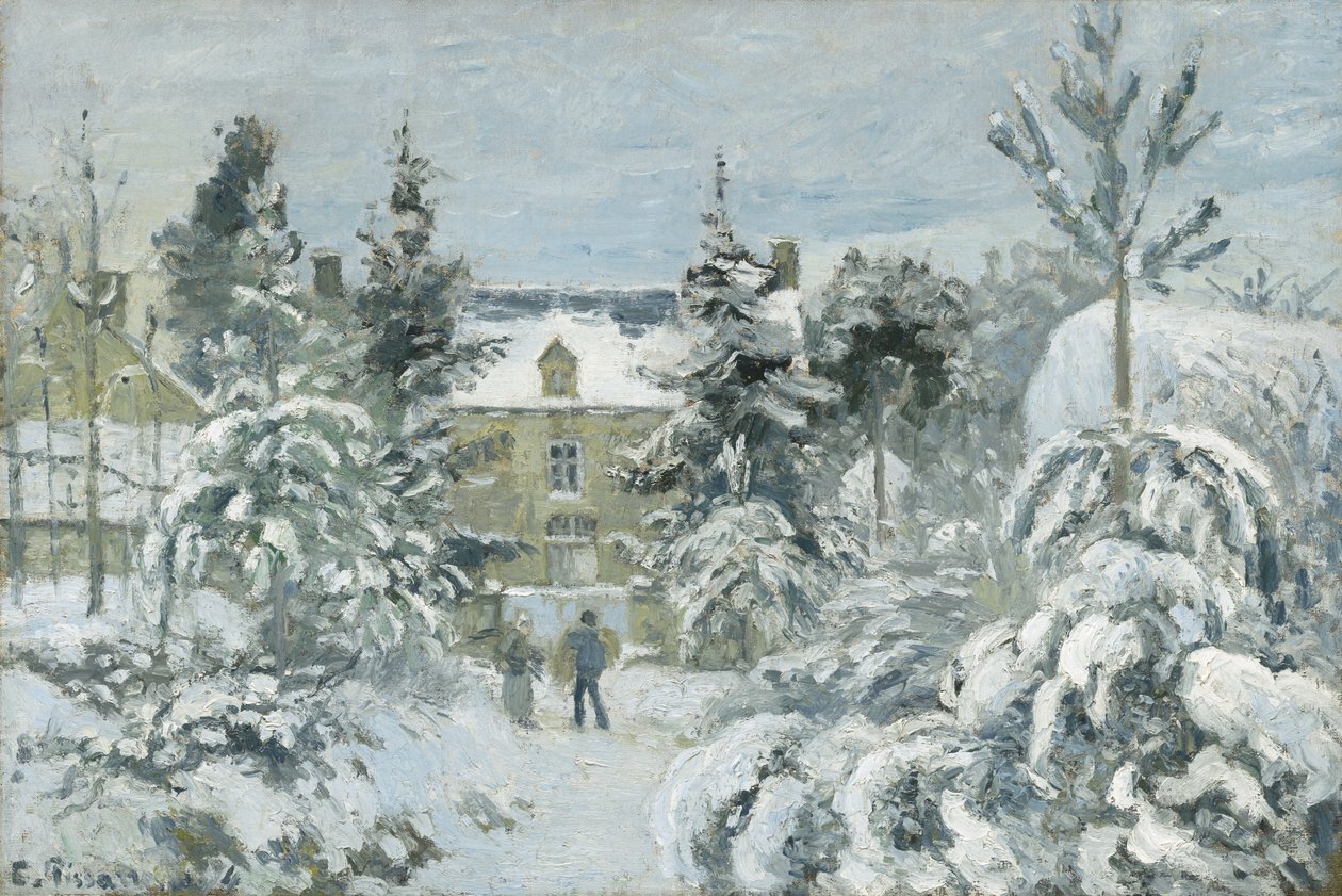 Maison de Piette à Montfoucault, 1874 - Camille Jacob Pissarro