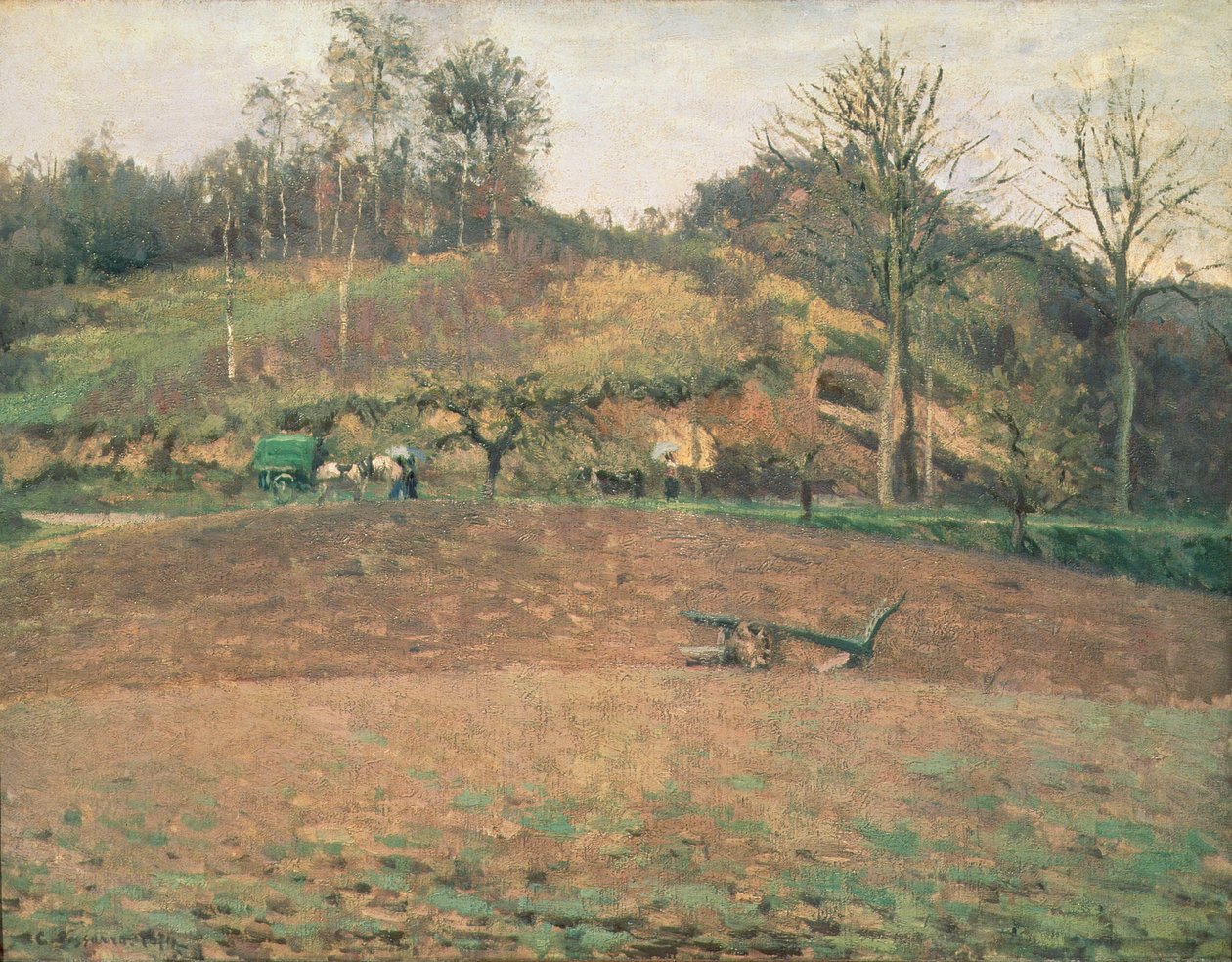 Terre labourée - Camille Jacob Pissarro