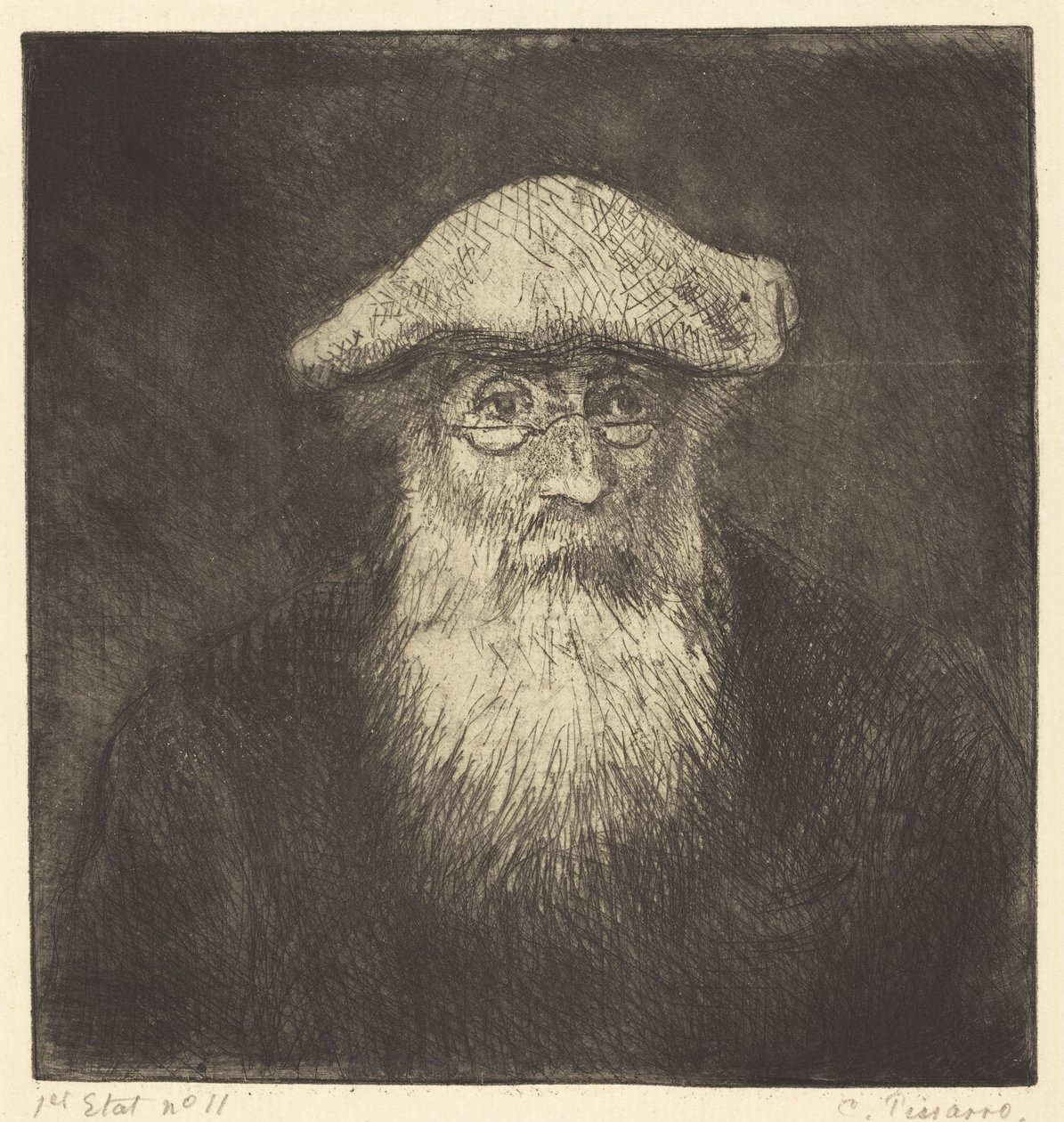 Autoportrait de Camille Pissarro, vers 1890 - Camille Pissarro