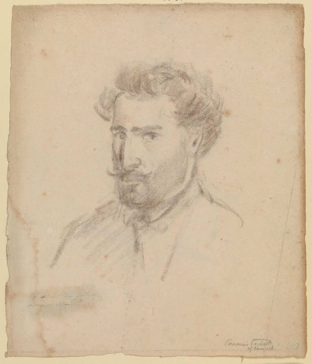 Autoportrait, profil trois-quarts à gauche (Caracas (?) 1853/54) - Camille Pissarro